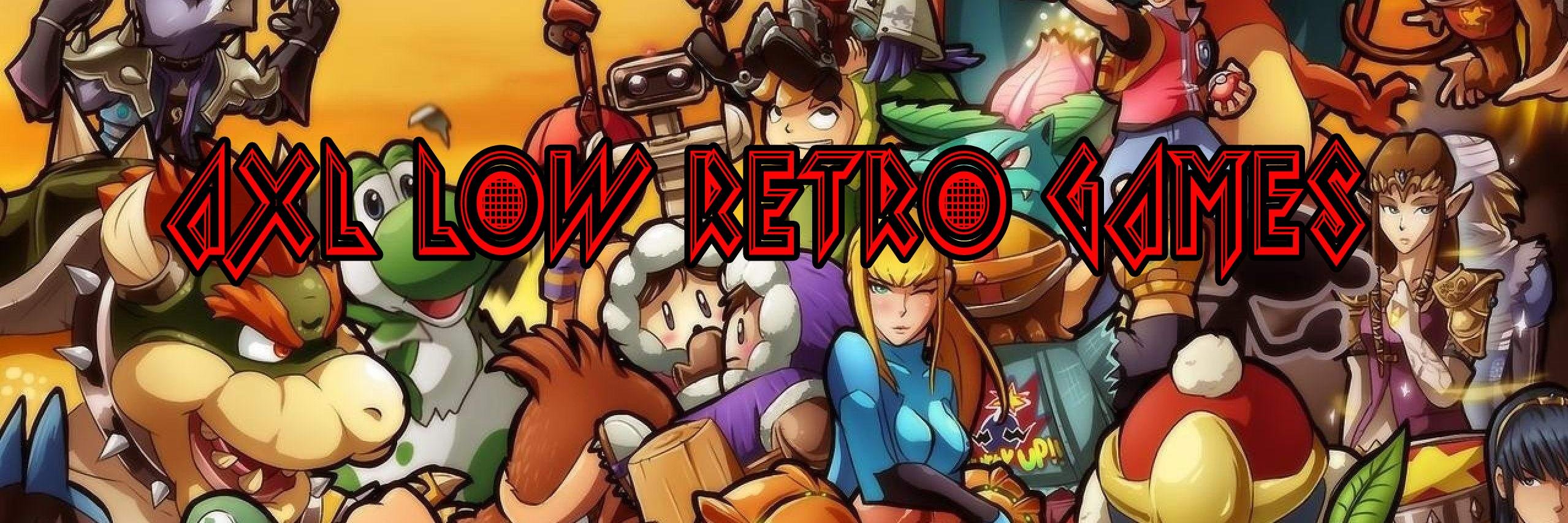 Axl Low Retro Games banner