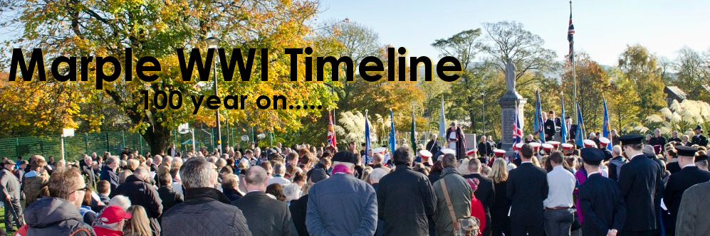 Marple WWI Timeline banner