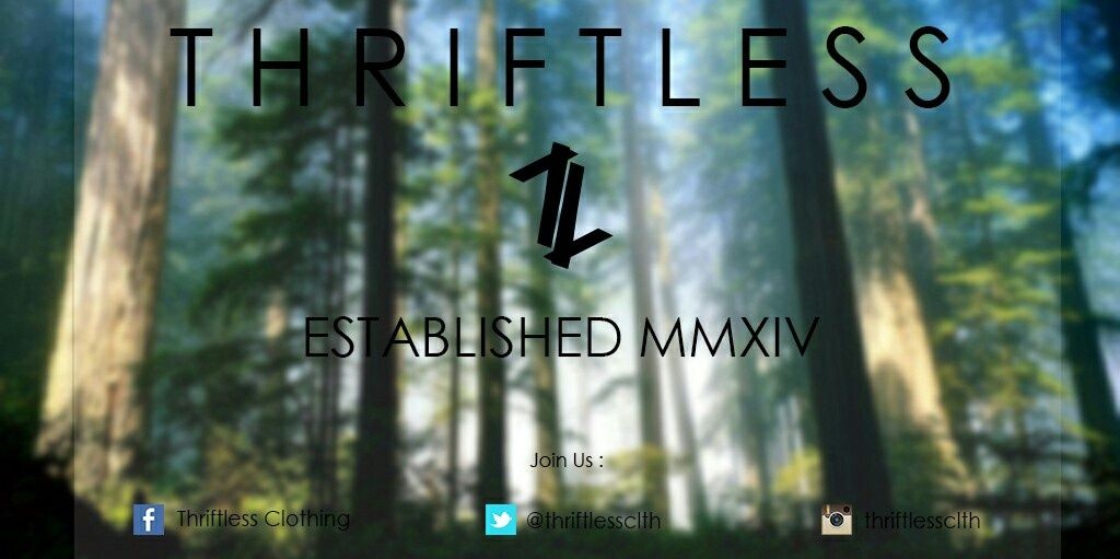 THRIFTLESS CLTHNG CO banner