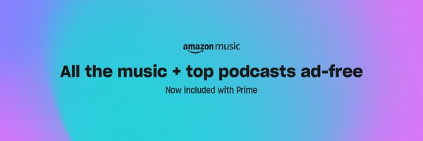 Amazon Music UK Profile Banner
