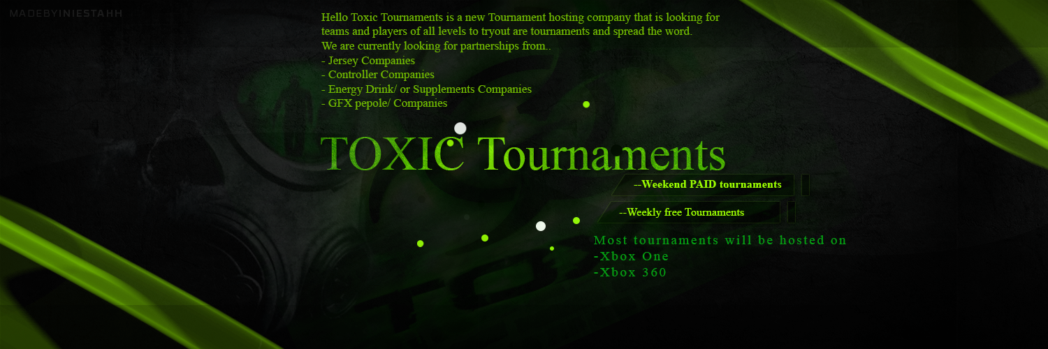 Toxic Tournaments banner