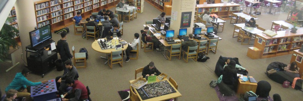 Chantilly HS Library banner