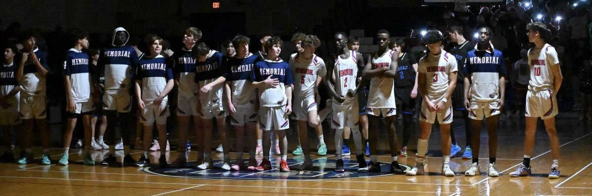 Manchester Memorial Boys Basketball banner
