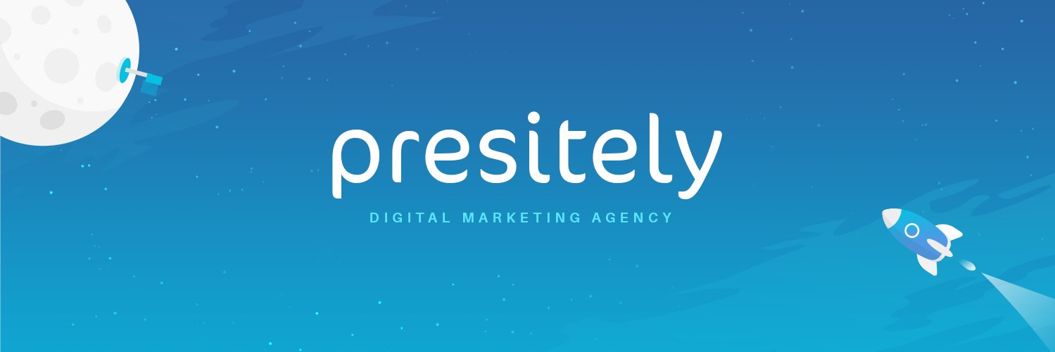 Presitely's profile banner image