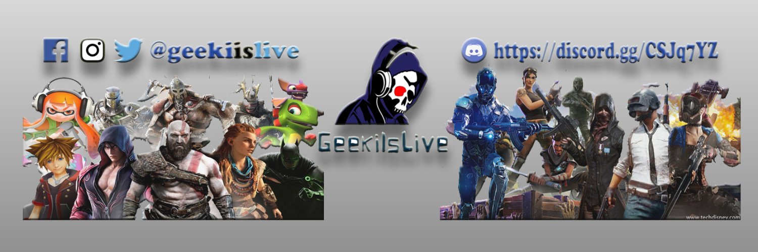 geekiislive's profile banner image