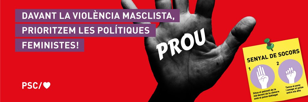Polítiques Feministes PSC banner