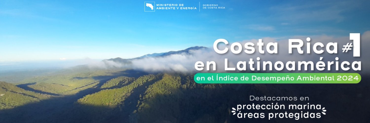 Ministerio de Ambiente y Energía de Costa Rica banner