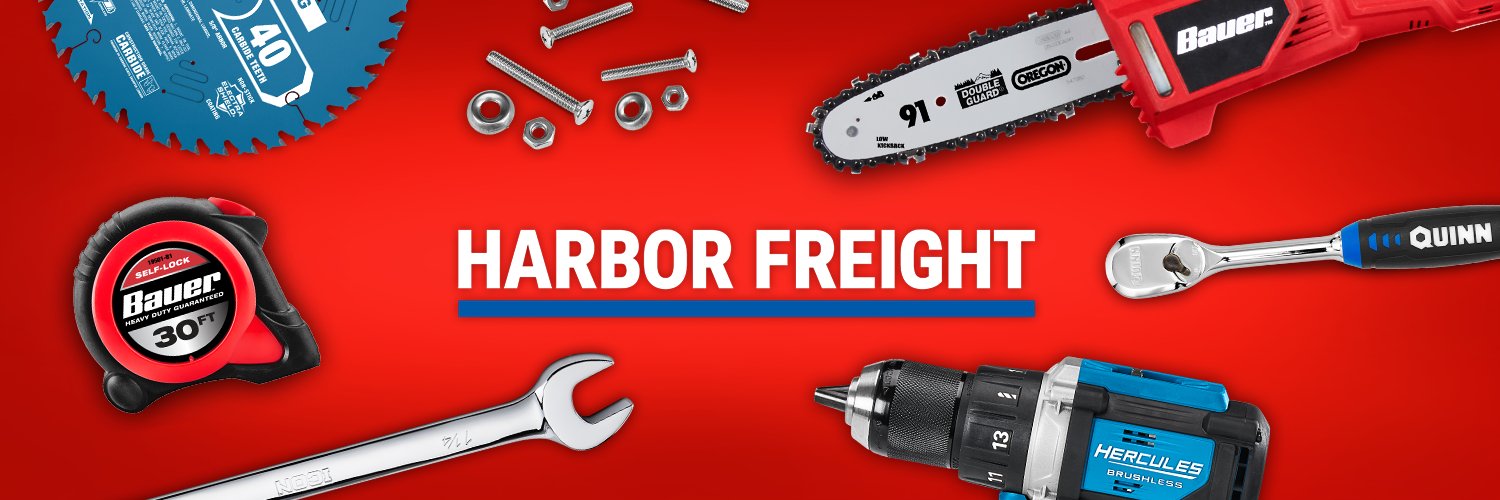 Harbor Freight banner