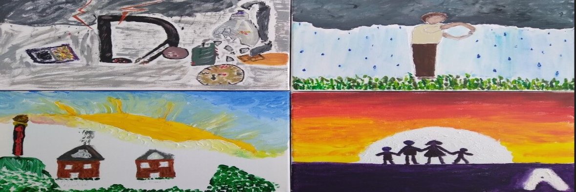 Displaced People in Action banner