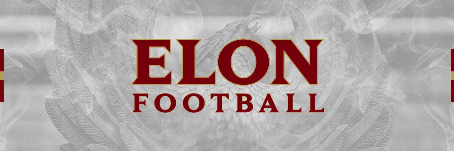 Elon Football's banner