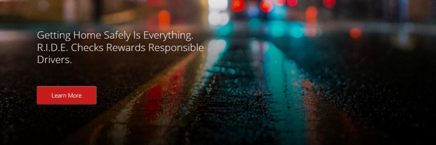 R.I.D.E. Checks banner
