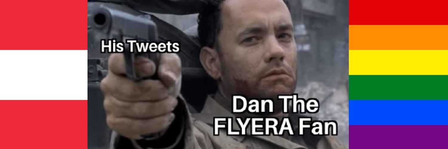 Dan the Flyera Fan's banner