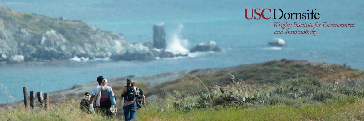 Wrigley Institute for Environment & Sustainability banner