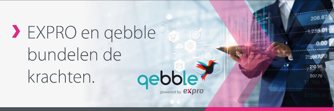 qebble - powered by EXPRO banner