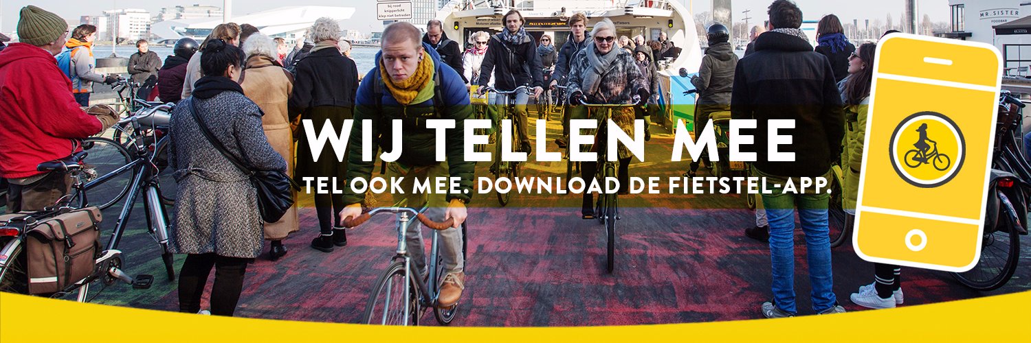 Fietstelweek banner