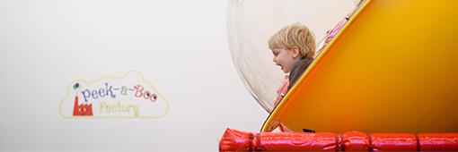 Peek-a-Boo Factory banner