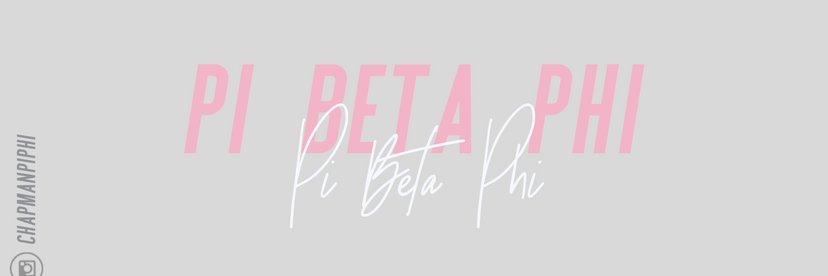 Chapman Pi Phi banner