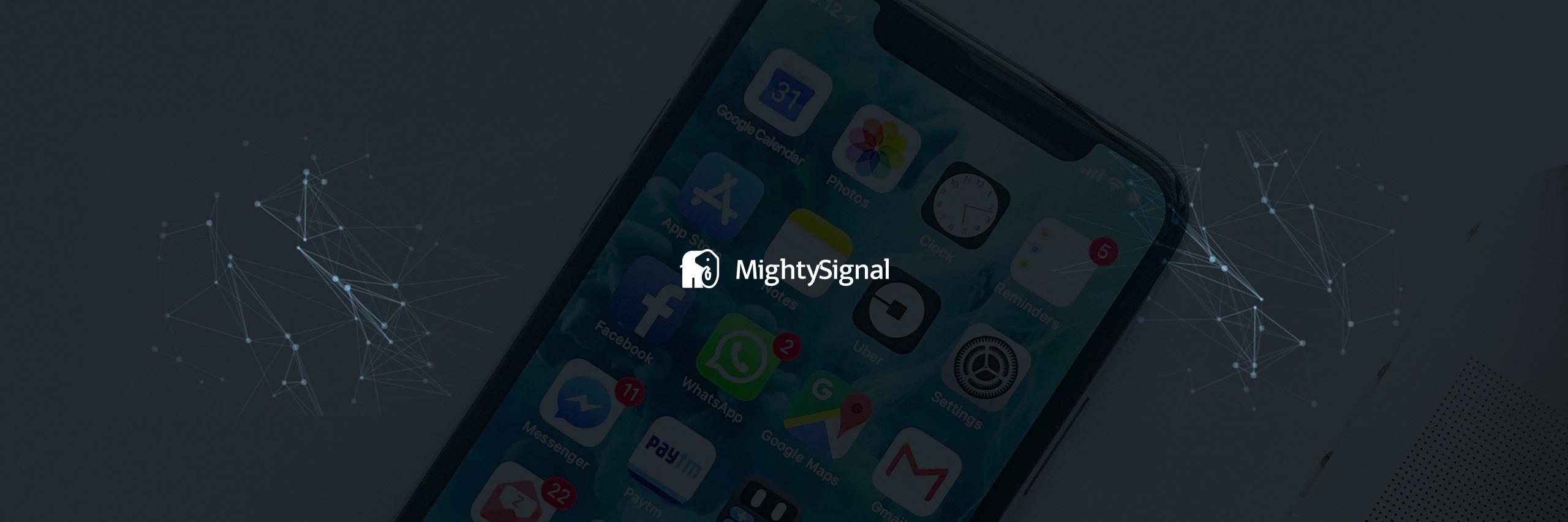 MightySignal's profile banner image