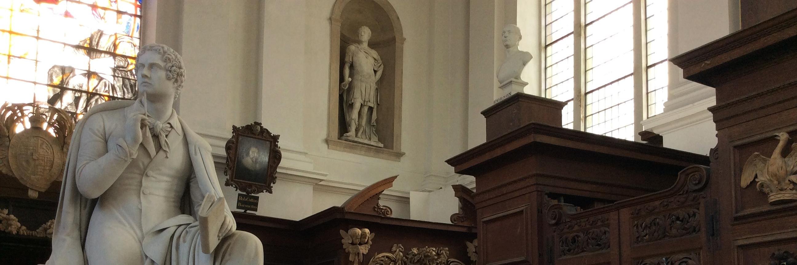 Trinity Library's banner