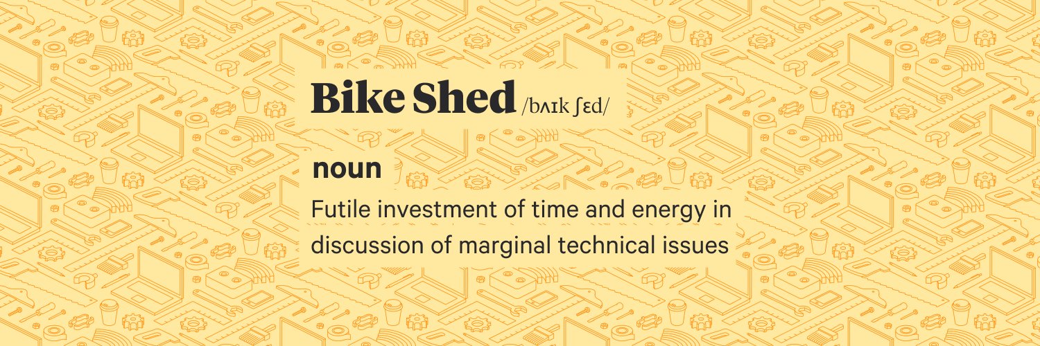 The Bike Shed banner