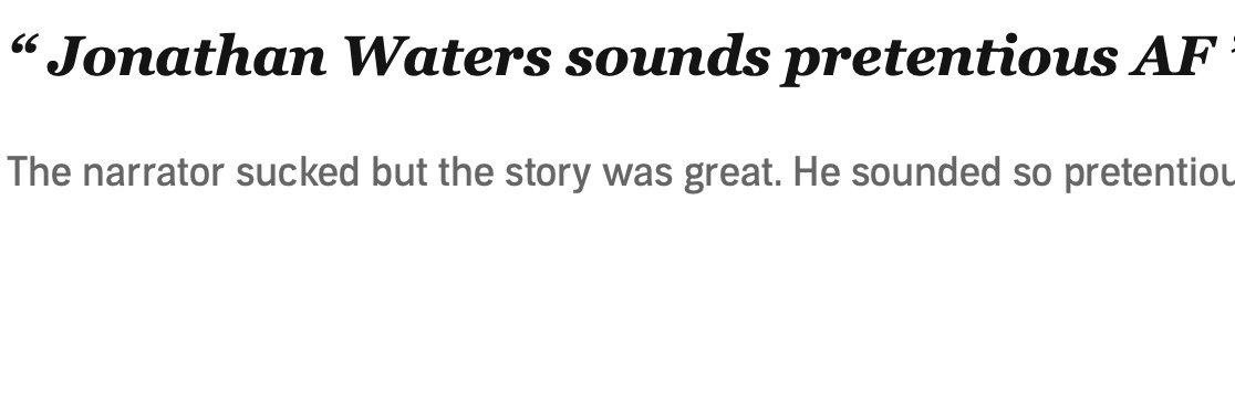 Jonathan Waters banner