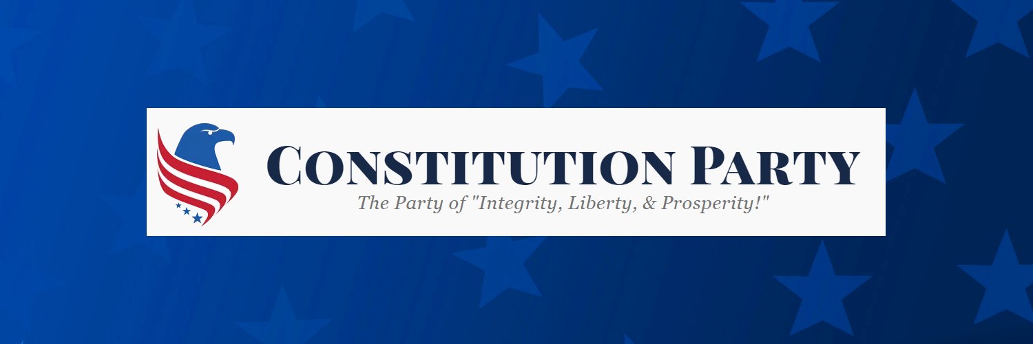 Constitution Party's banner