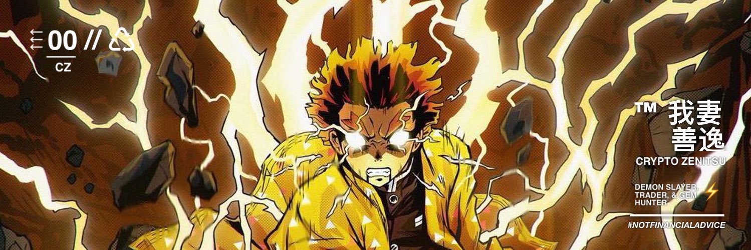 CRYPTO ZENITSU ™ //⚡️ banner
