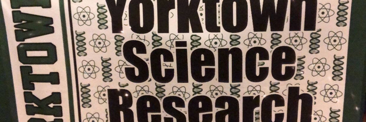 Yorktown High School Science Research 🌽🥽 banner