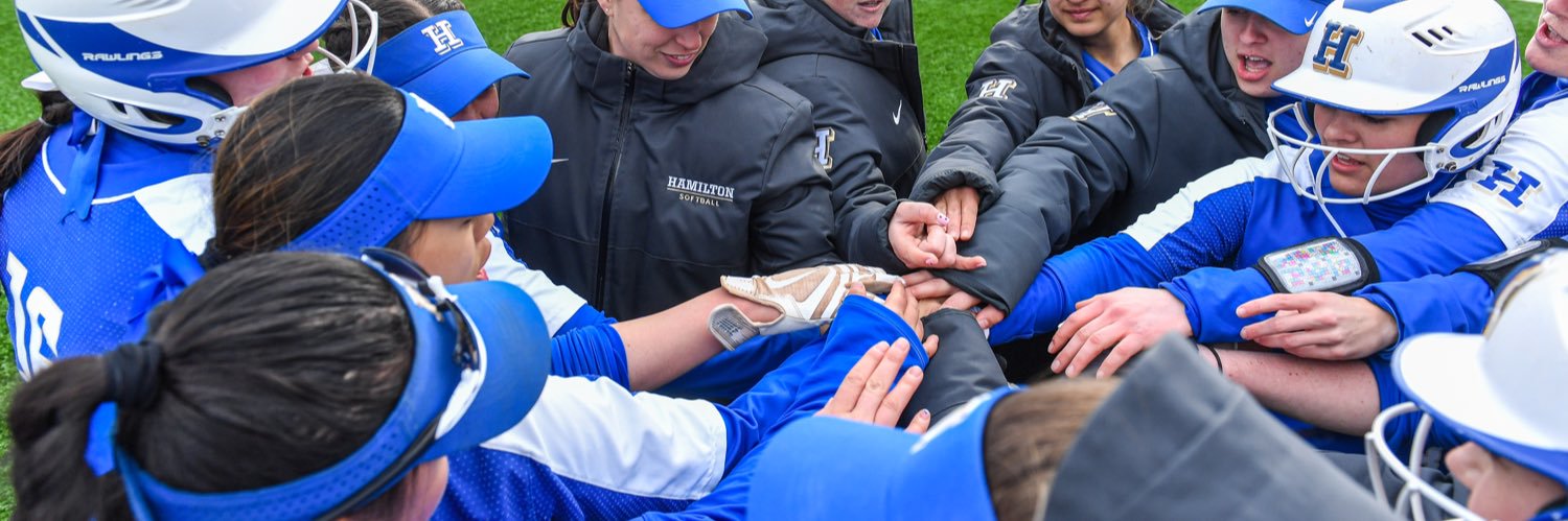 Hamilton College Softball banner