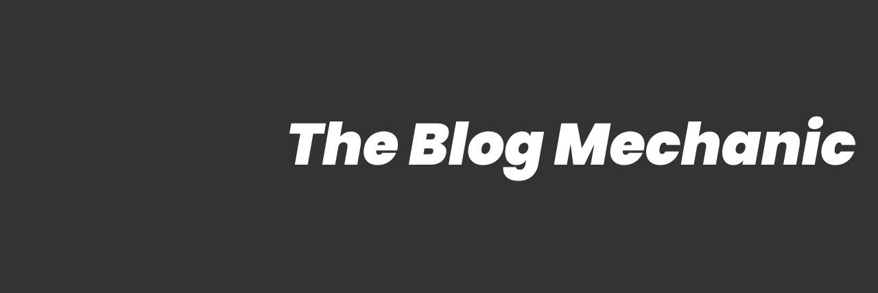 TheBlogMechanic's profile banner image