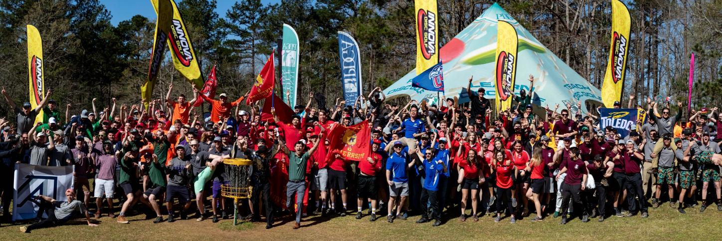 College Disc Golf banner