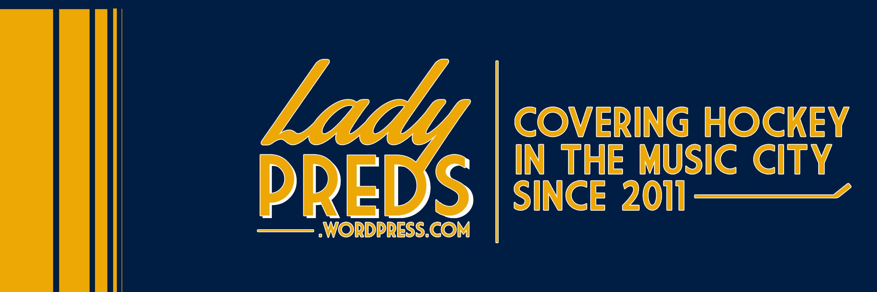 Lady Preds banner