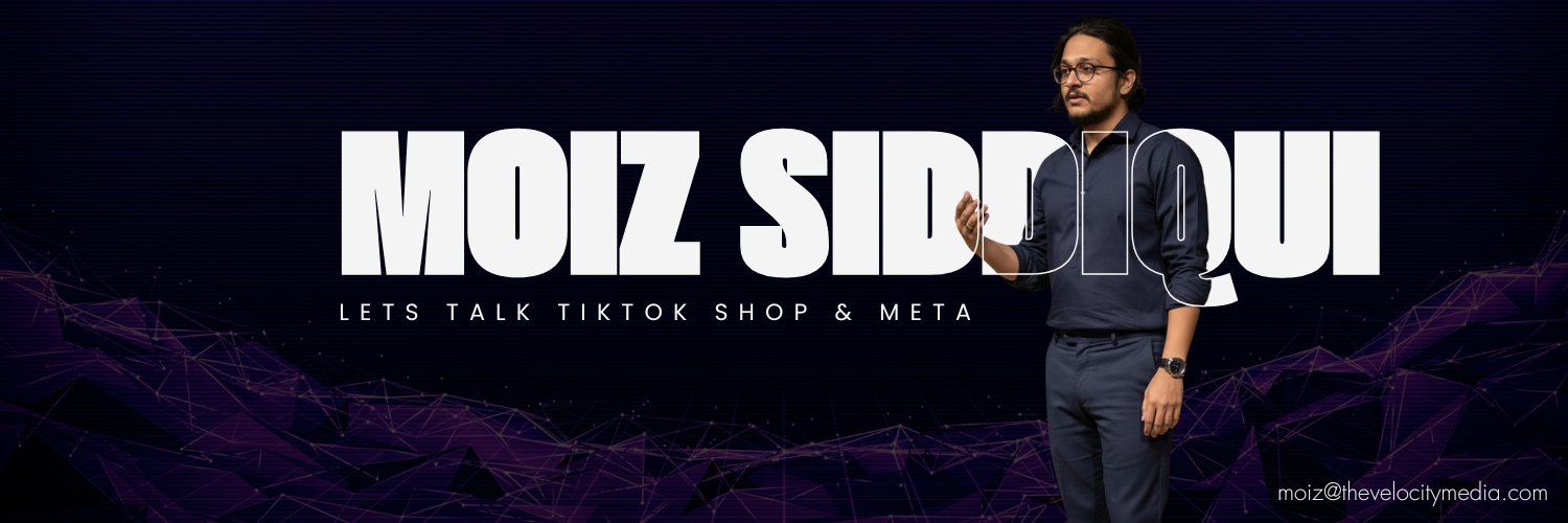 Moiz Siddiqui l Tiktok Shop banner