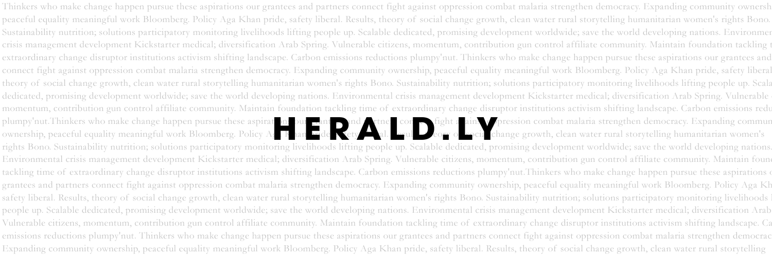 Herald.ly Newsfeed banner