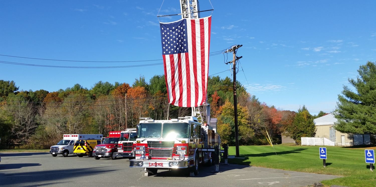 millis fire/rescue banner