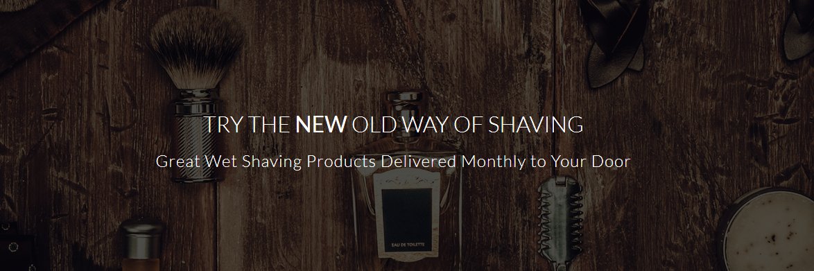 ClassyMan Shave Club banner