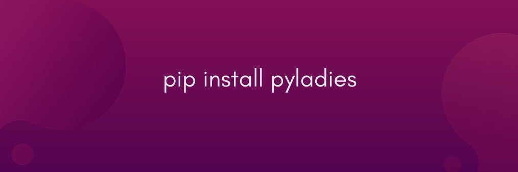 PyLadies banner