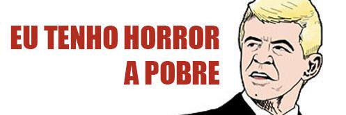 Ser pobre é... banner