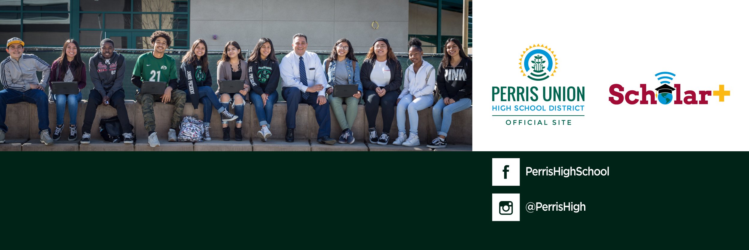 Perris High School banner