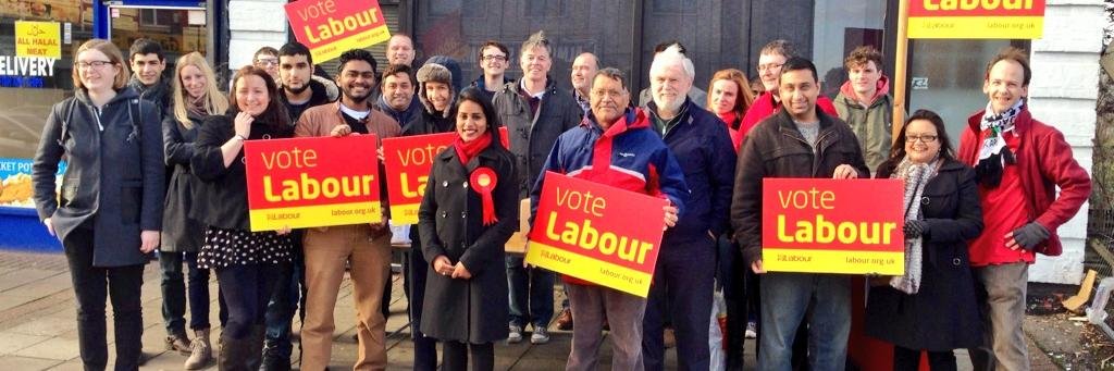 Harrow East Labour banner