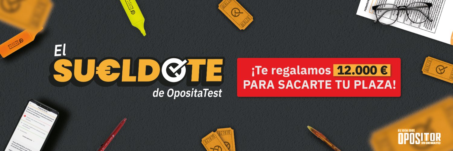 OpositaTest banner