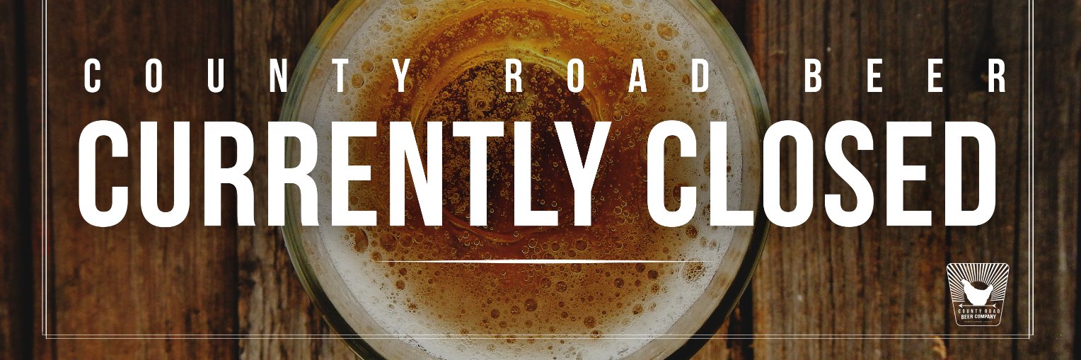 County Road Beer banner