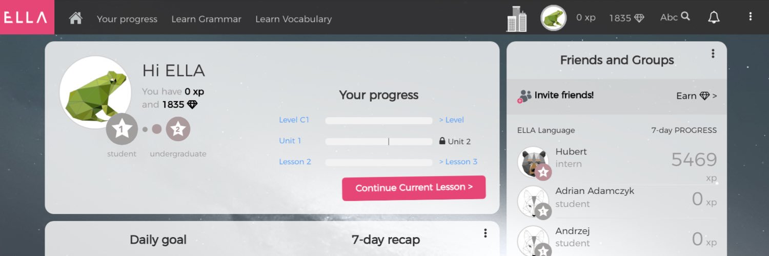 Learn English banner