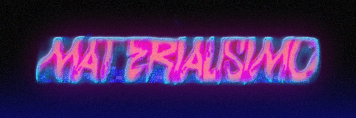 Materialisimo's banner