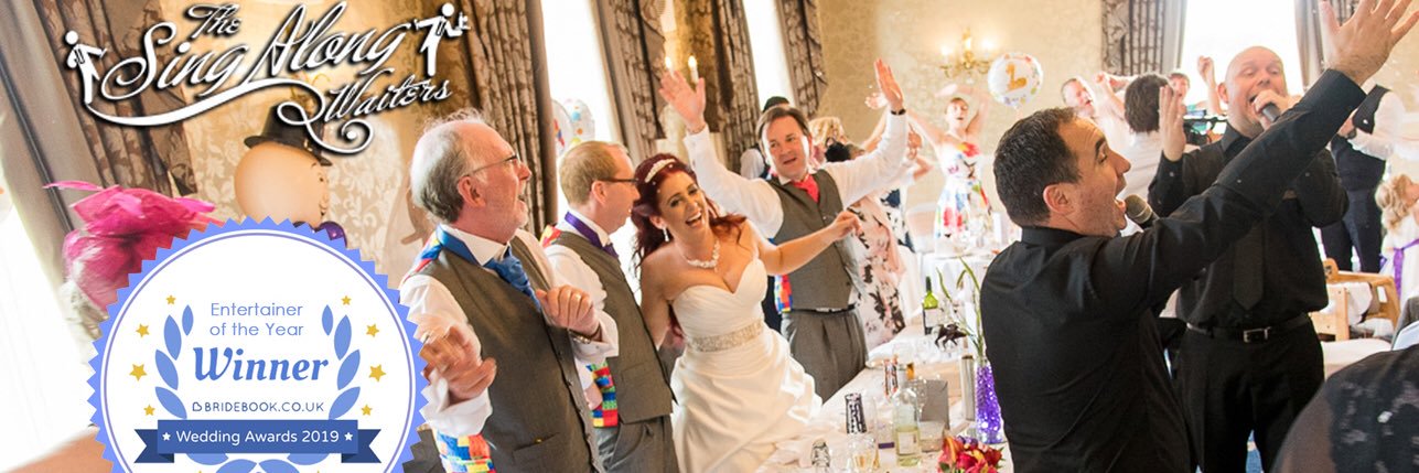 The Sing Along Waiters banner
