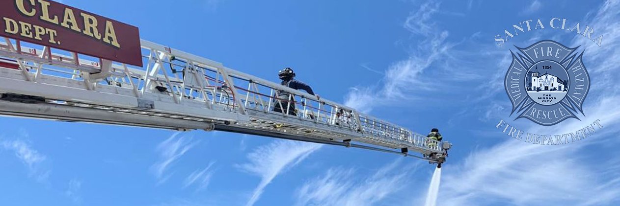 Santa Clara CA Fire banner