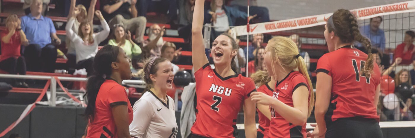 NGU Volleyball banner