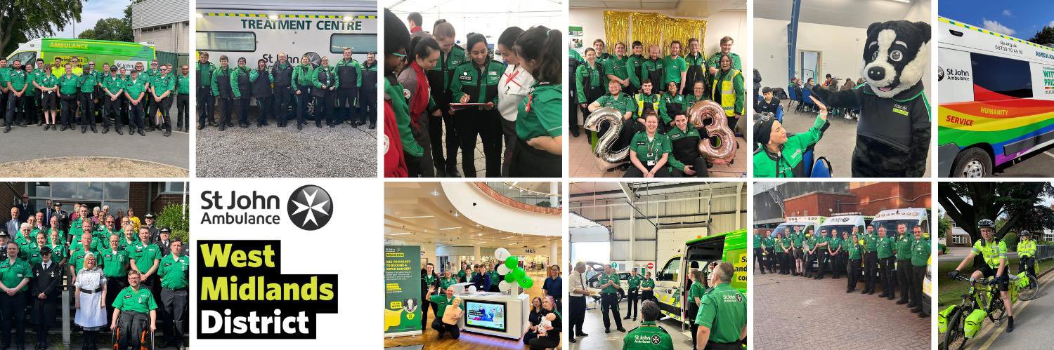 SJA West Midlands District banner