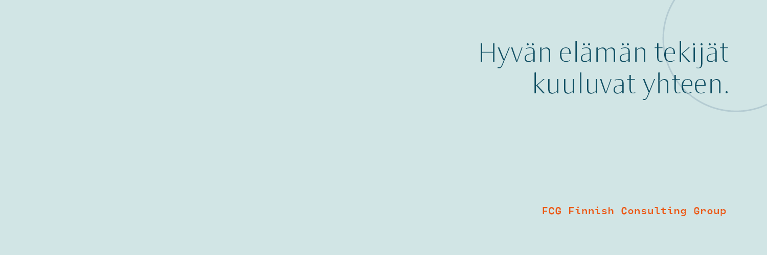 FCG Finnish Consulting Group banner