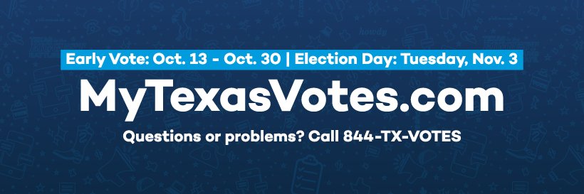 MyTexasVotes.com banner